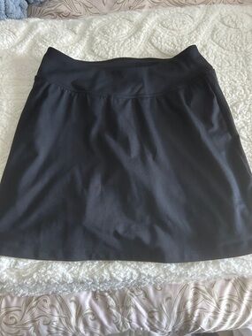 Title Nine Black Active Mini Skirt with Wide Waistband